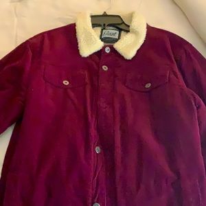 Mens Large Burgundy Jacket